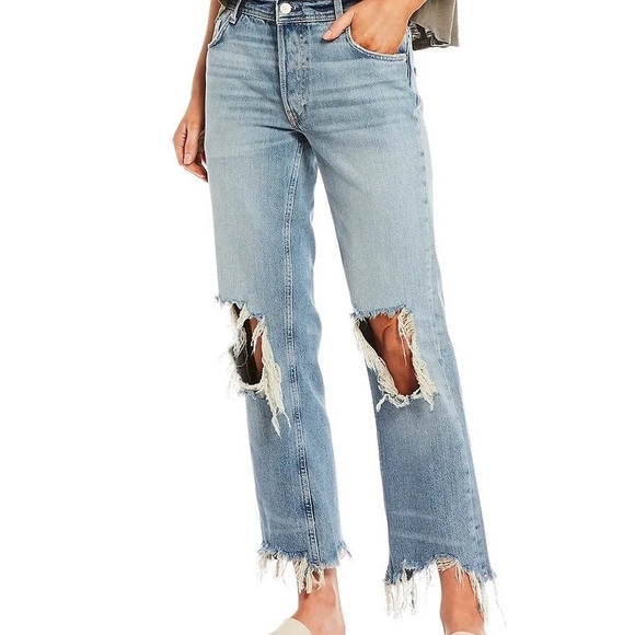 NWT Free People Maggie Mid Rise Jeans - Picture 1 of 2